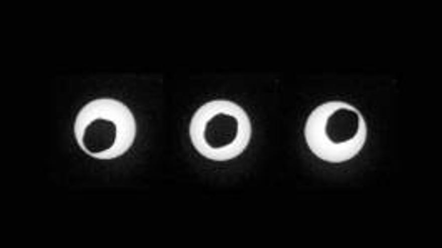 El Curiosity capta un eclipse solar en Marte