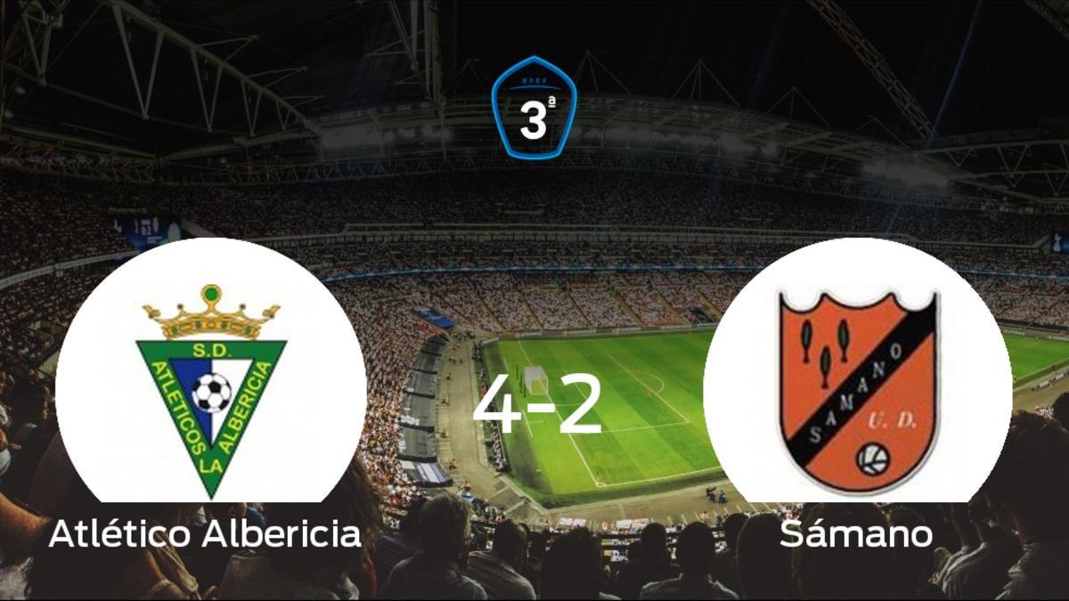 Tres puntos para el equipo local: Atlético Albericia 4-2 Sámano