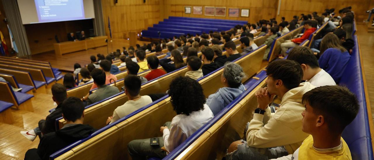 Primer día del clase del curso 2022-2023 en la Universidad de Vigo