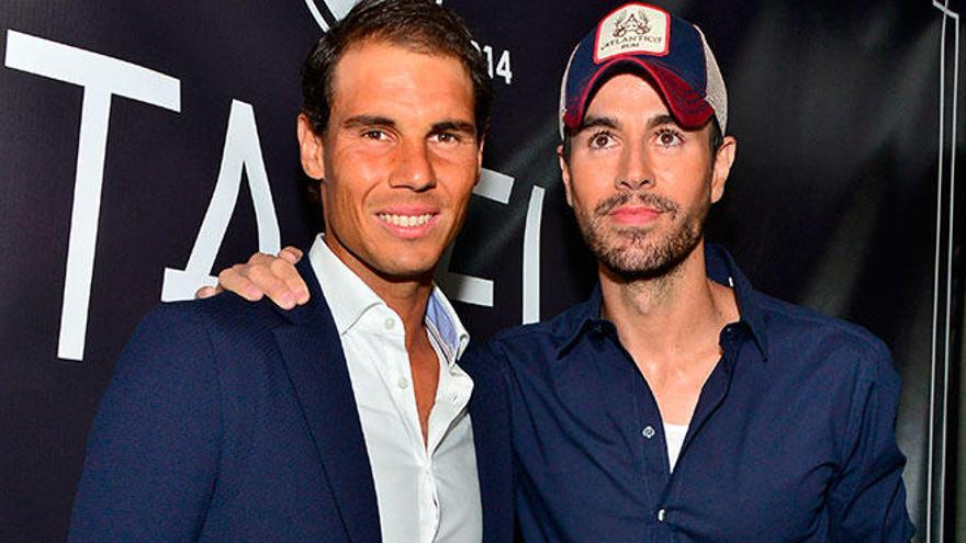 Enrique Iglesias y Rafal Nadal inauguran restaurante en Miami
