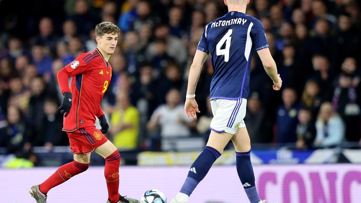 Gavi, en Hampden Park