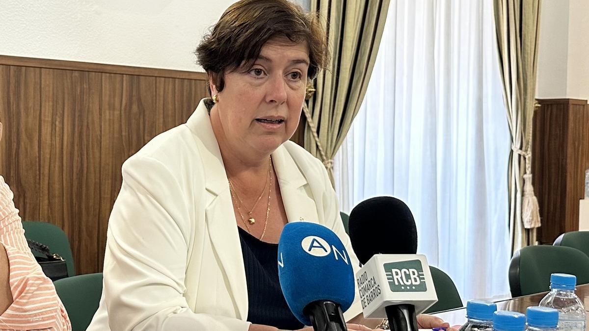 Maribel Cortes, subdelegada del Gobierno en Extremadura.