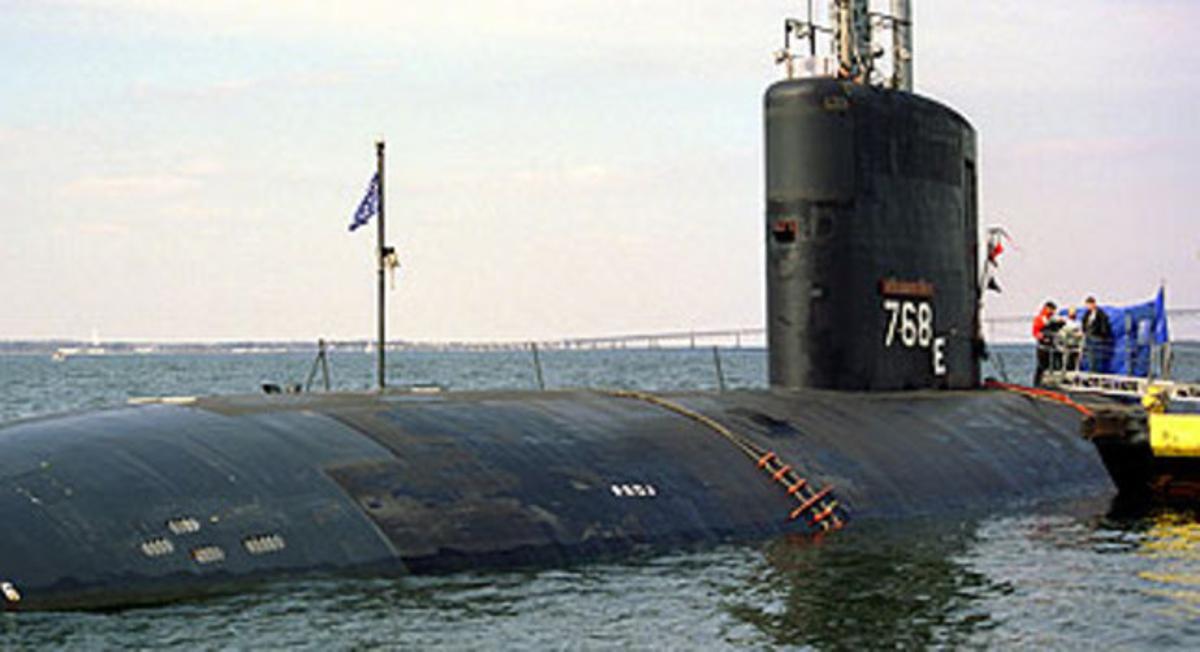El ’Hartford’, un submarino nuclear estadounidense.