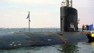 El ’Hartford’, un submarino nuclear estadounidense.