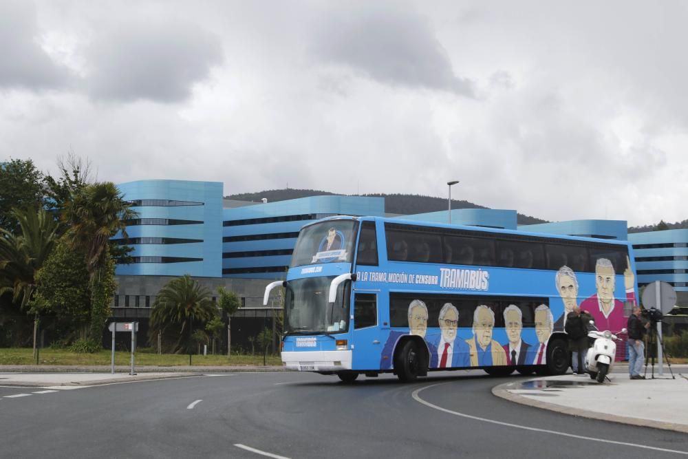 El "Tramabús" aparca en Vigo