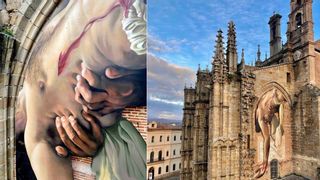 El mural 'El Descendimiento' de Plasencia, reconocido como el Mejor Mural del Mundo