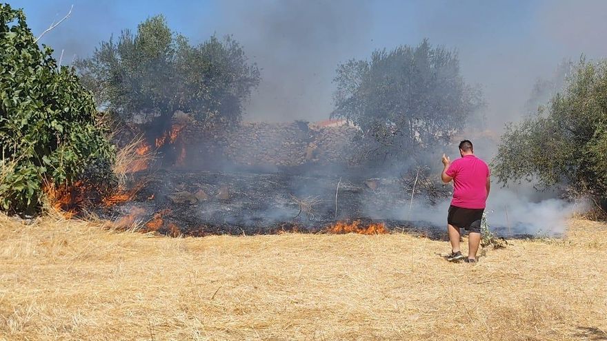 Susto en El Viso: un incendio junto a la zona de toriles alerta a los vecinos en plena feria