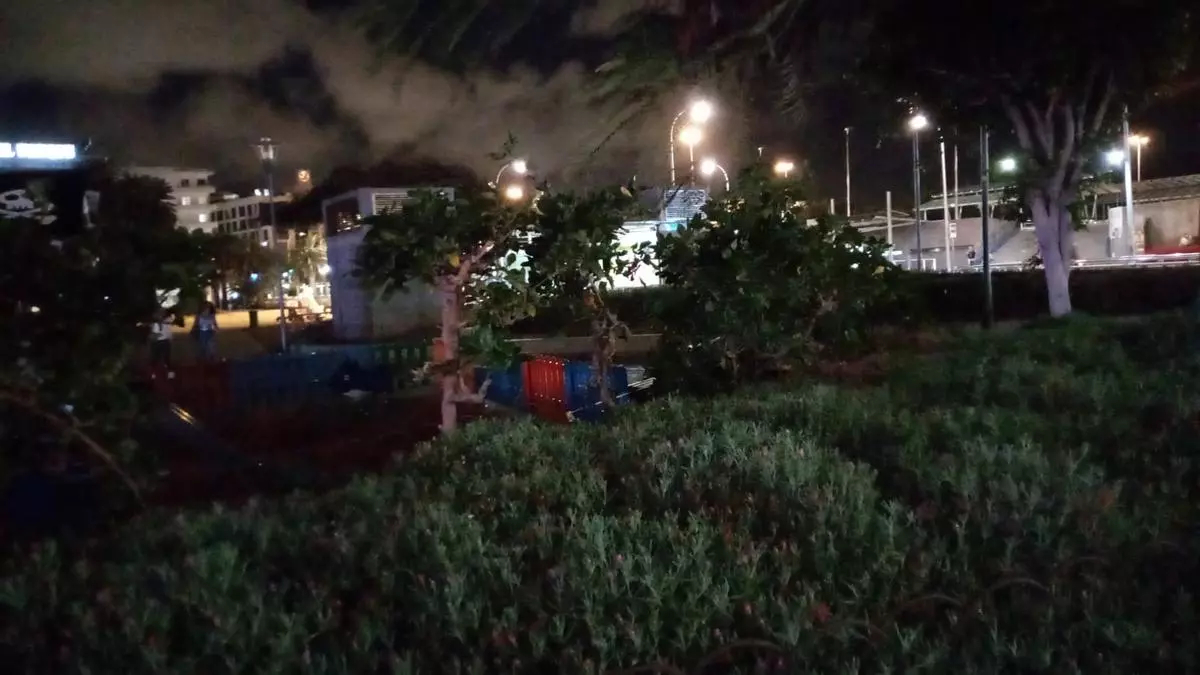 Apagón en el parque de San Telmo