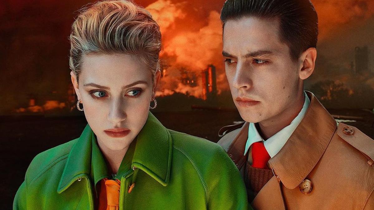 Lili Reinhart y Cole Sprouse para W Magazine - Instagram @wmag