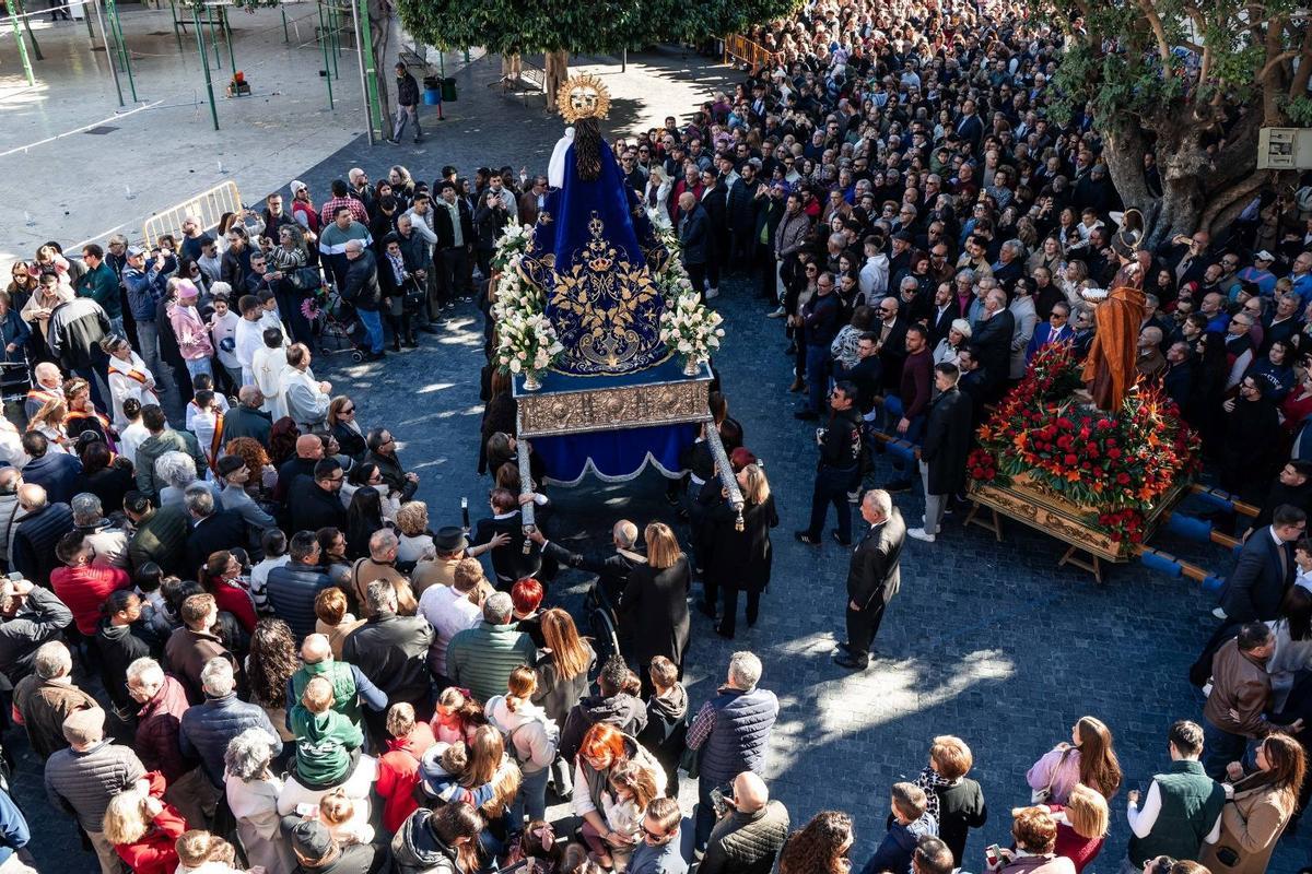 Traslado en romería de La Candelaria.