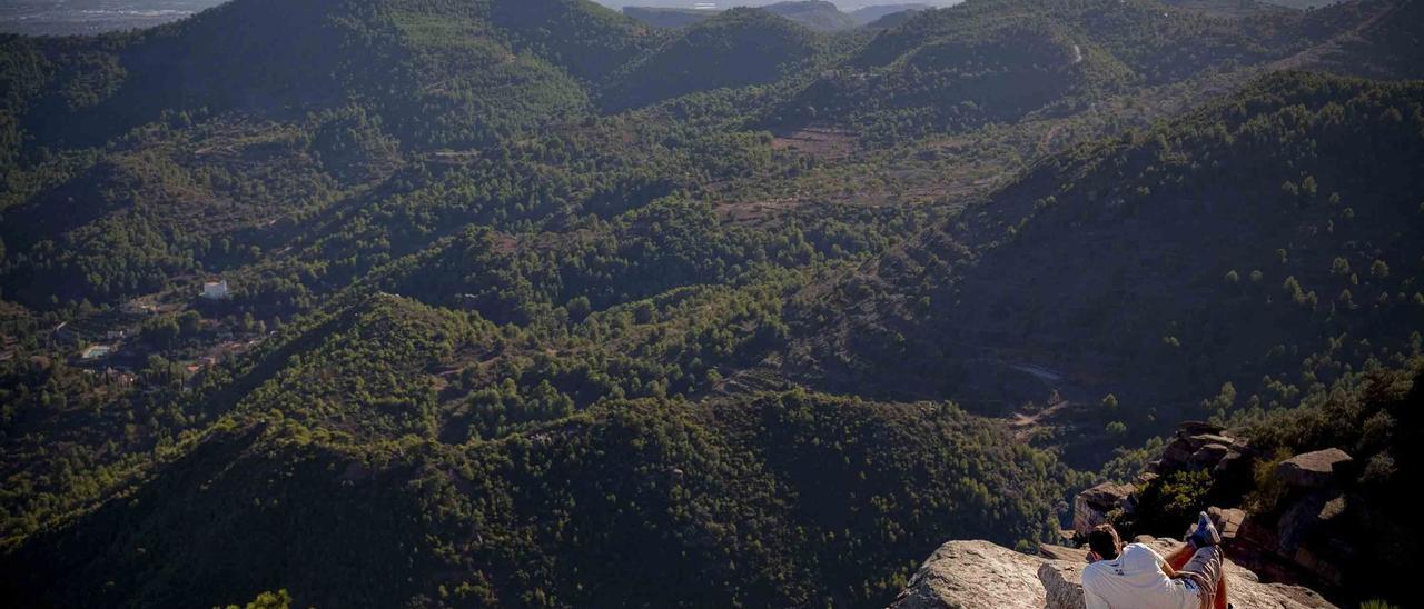 Vista des del mirador del Garbí, en una imatge d’arxiu