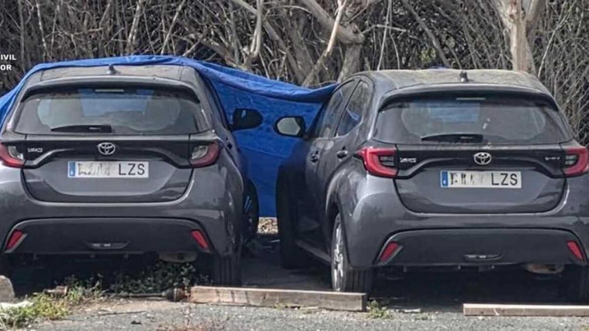 La Guardia Civil detiene a tres personas e investiga a otras dos por los supuestos delitos de robo de vehículo a motor, falsedad en documento oficial y usurpación de estado civil
