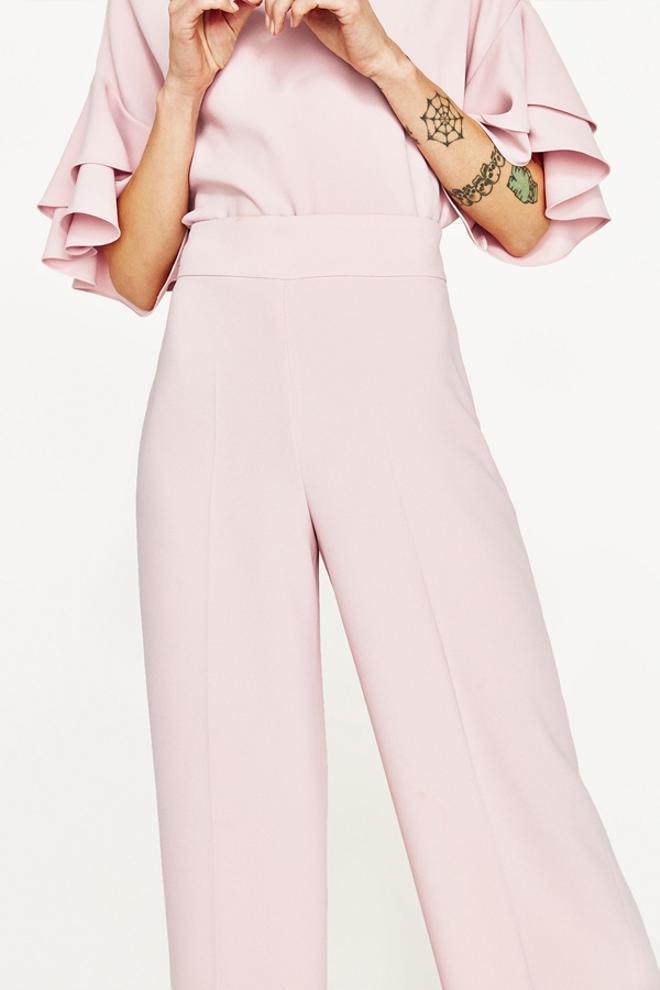 Total look rosa palo de Zara