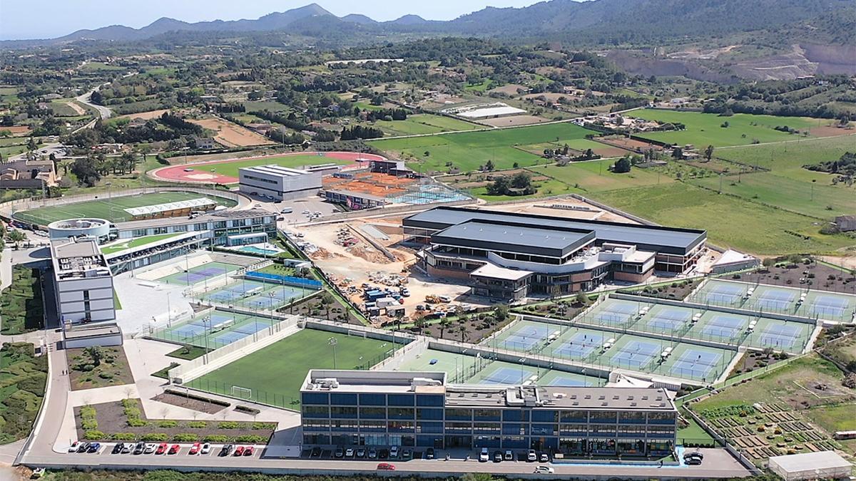 Vista aérea del colegio Rafa Nadal International School