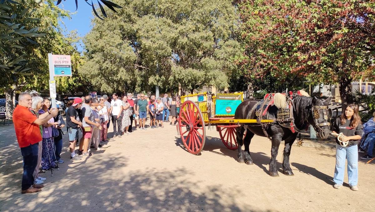 Un carruatge tirat per cavalls: els usuaris de Rodalies ironitzen sobre el futur tall de l’R3