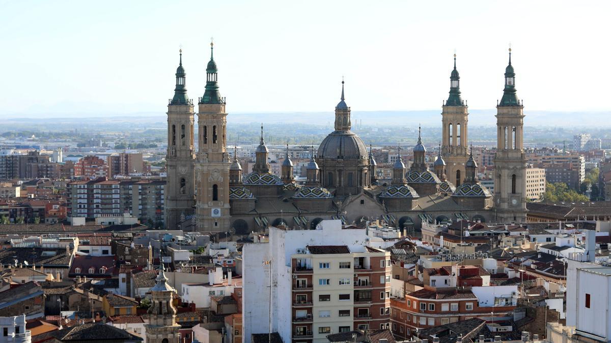 Imagen panorámica de Zaragoza