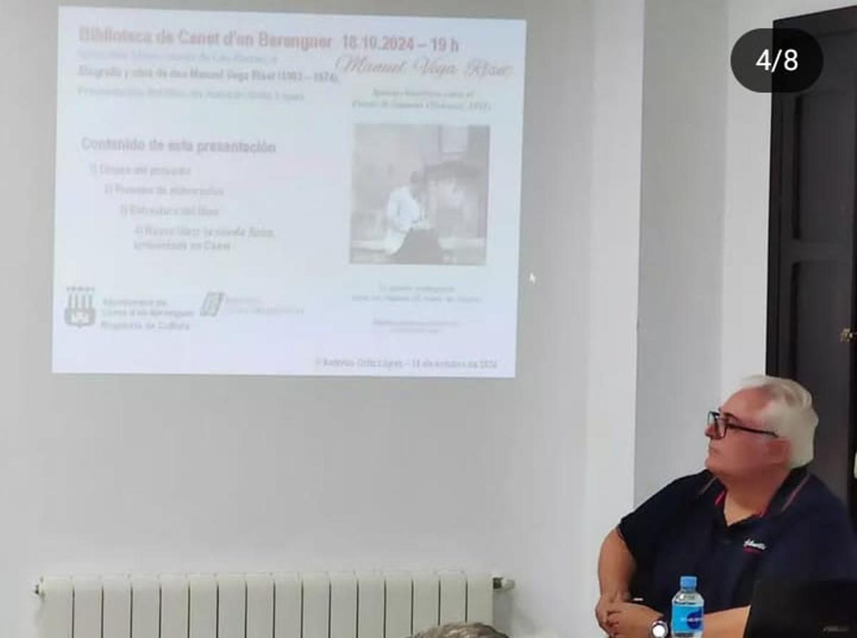 El editor Antonio Ortiz.