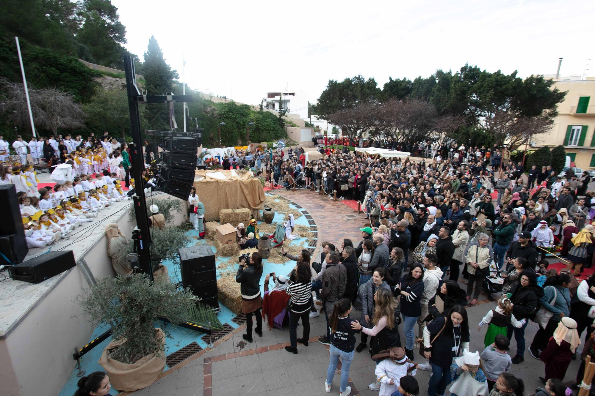 El belén viviente de la Consolación vuelve a las calles de Ibiza