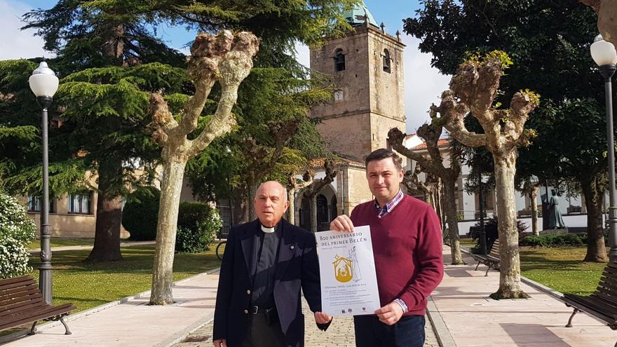 Villaviciosa labra en acero el primer belén: una escultura conmemorará los 800 años del Nacimiento atribuido a Francisco de Asís