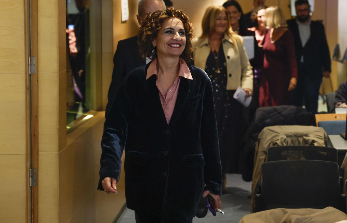 La ministra de Hacienda, María Jesús Montero. | J. J. Guillen