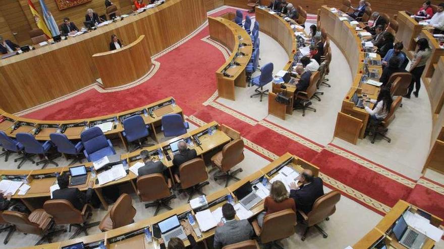 Panorámica del Parlamento de Galicia.