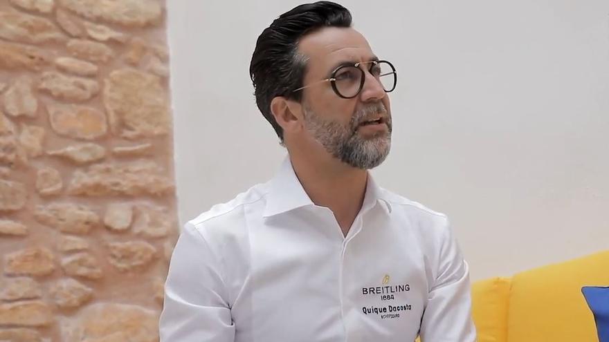 Quique Dacosta: "La cocina debe generar belleza en todos los sentidos, incluido el entorno"