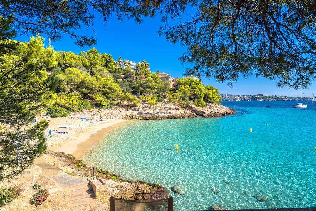 Cala Contesa en Mallorca.