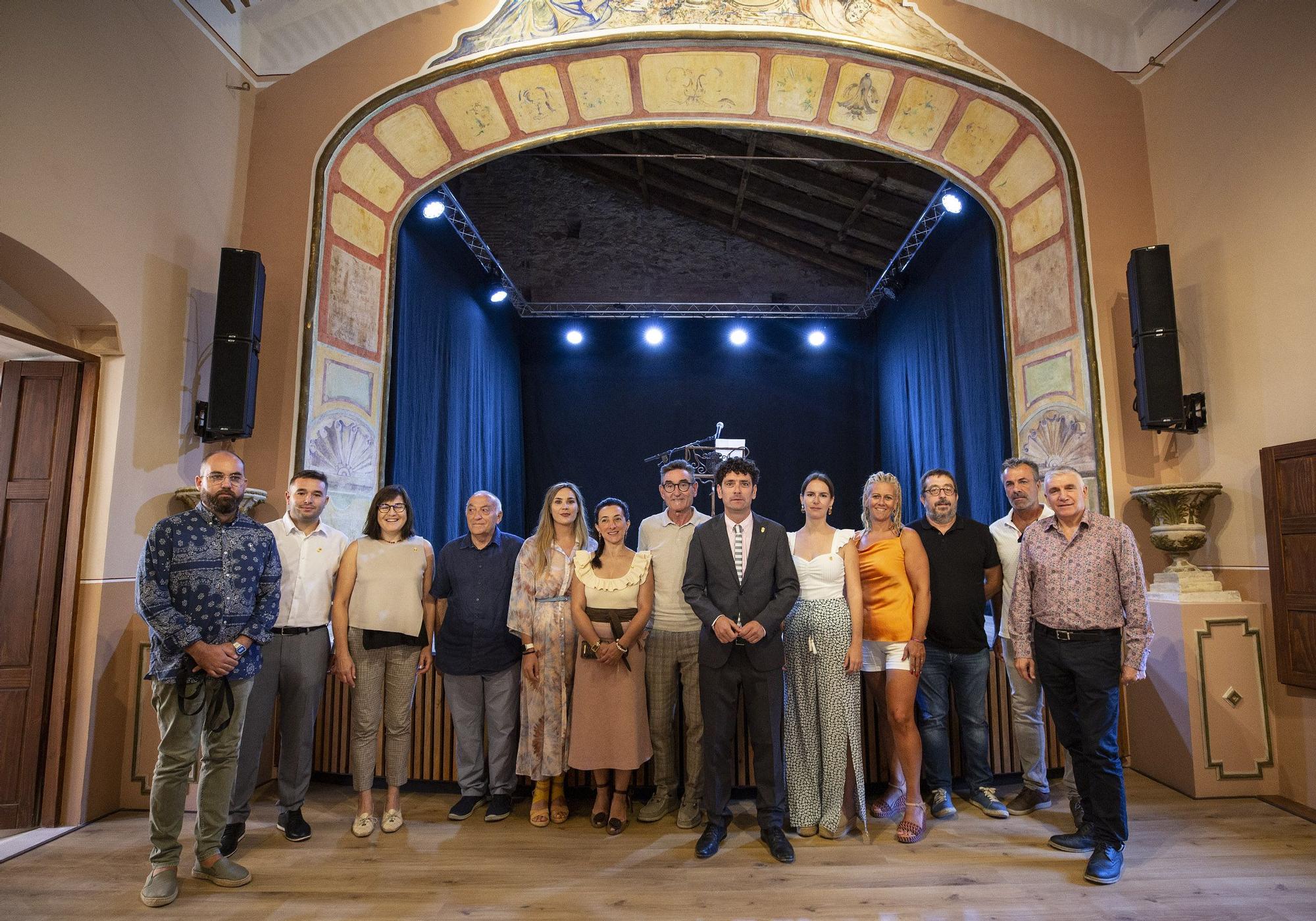 Así ha sido la inauguración del teatro modernista del Palau-Castell de Betxí