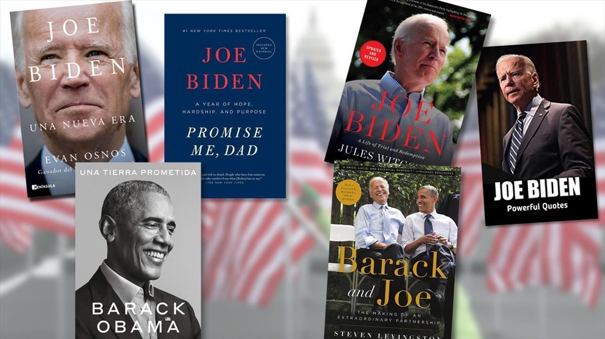 Libros sobre la figura de Joe Biden.