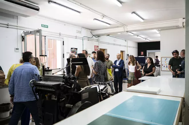 Fotogalería | La imprenta de Cáceres que hace bandera de la inclusión laboral