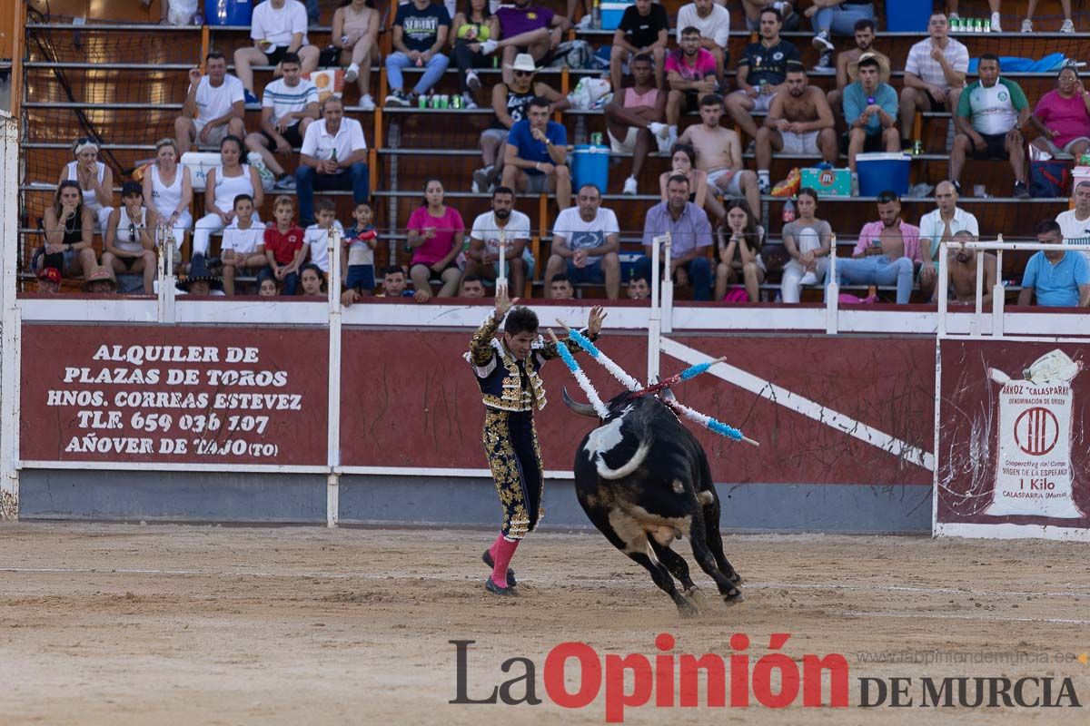 Segunda novillada Feria Taurina del Arroz en Calasparra (Rafael Reyes, Borja Ximelis y Manuel Olivero)