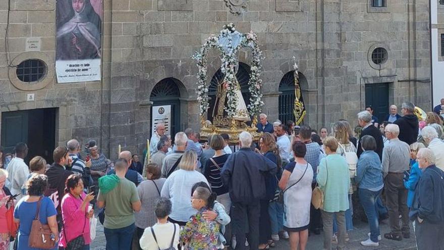 Santiago celebra la fiesta del Carmen con dos procesiones