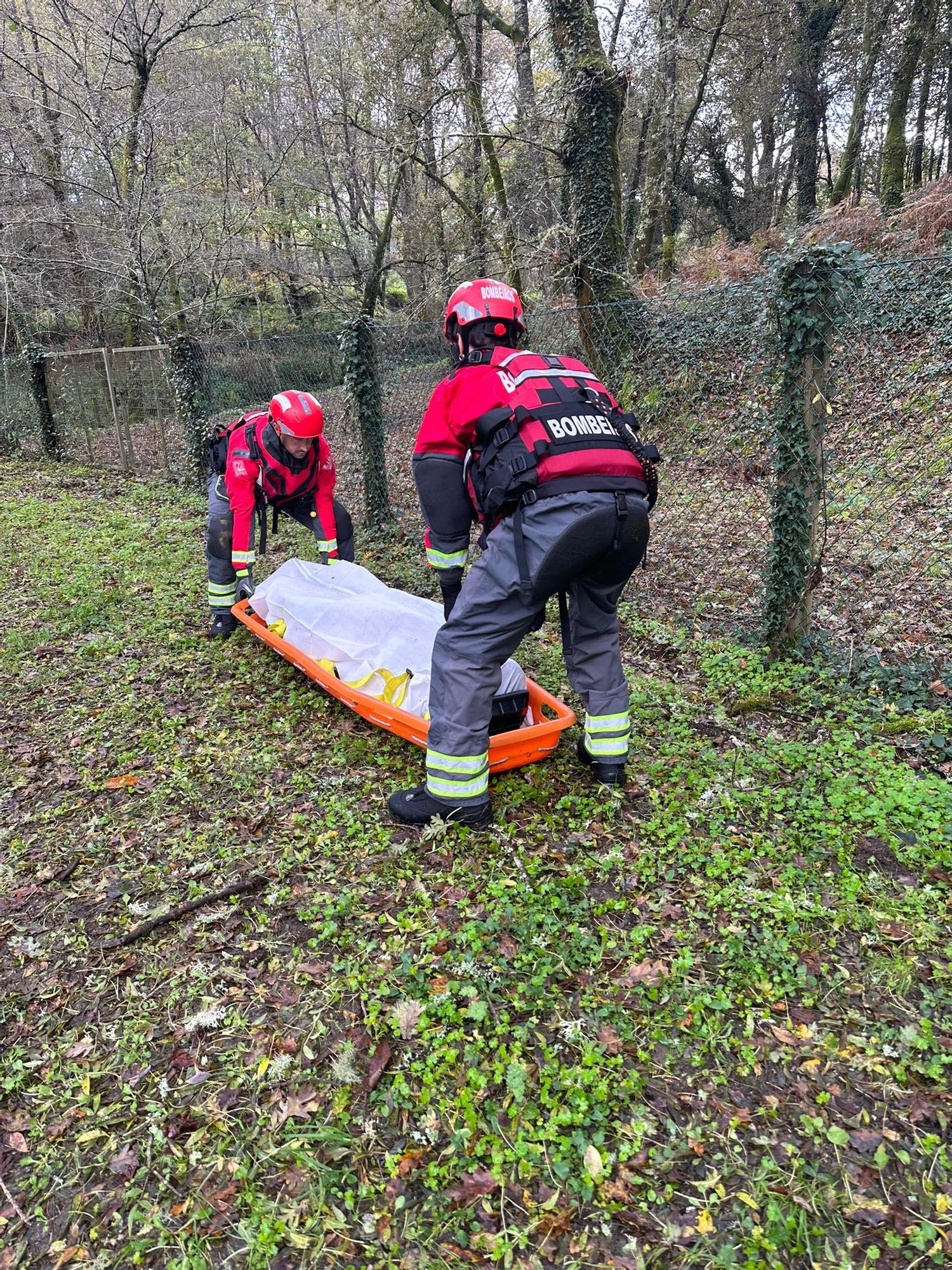 Recuperan del río Arenteiro el cadáver de una mujer de 89 años