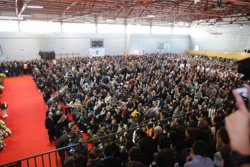 Los Reyes presiden el funeral por las víctimas de Bullas del accidente de Cieza