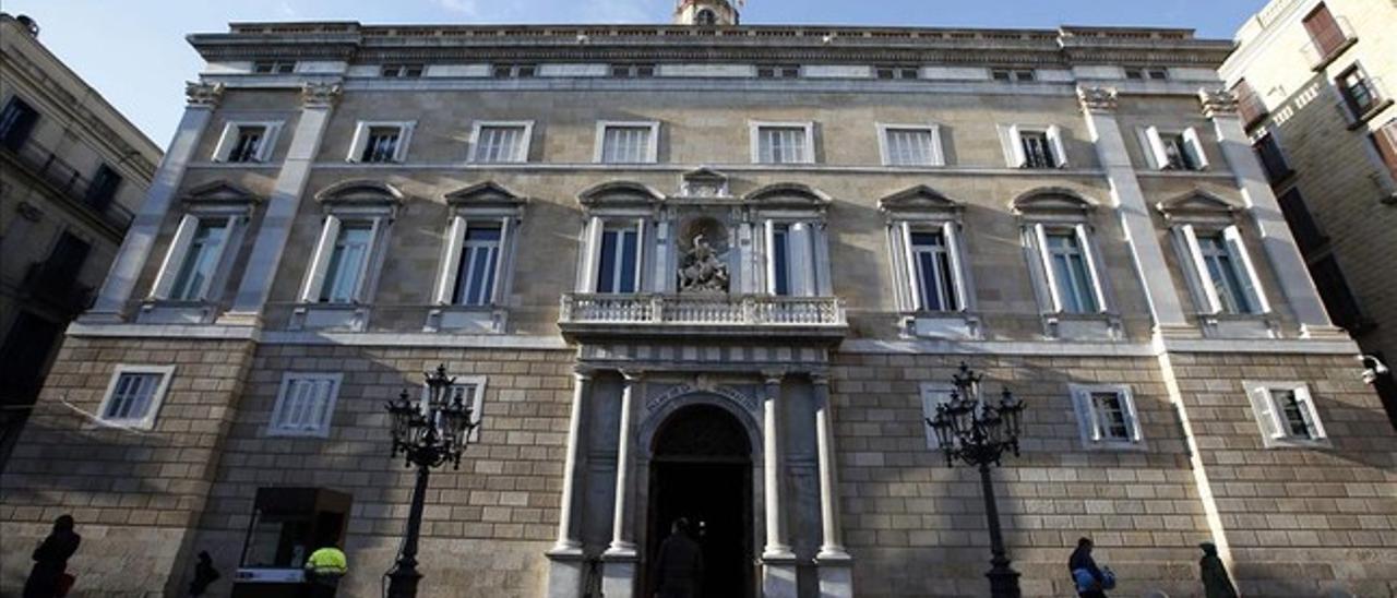 Fachada del Palau de la Generalitat.