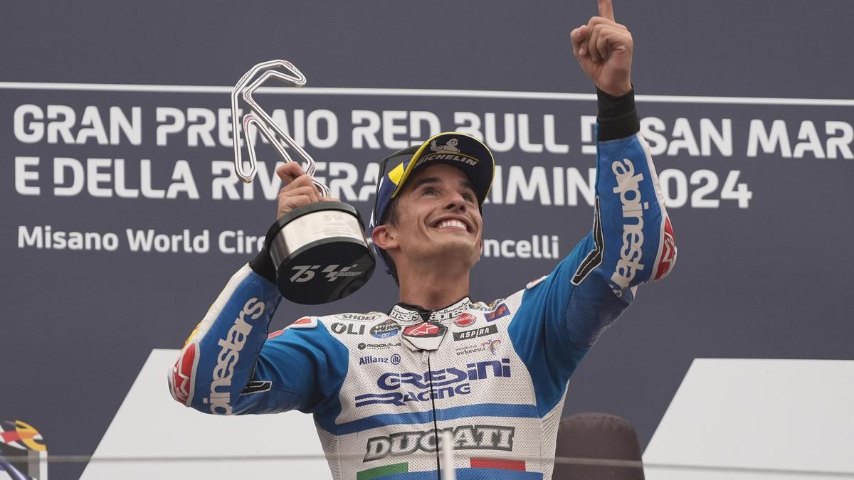 La carrera del GP de San Marino de MotoGP, en imágenes