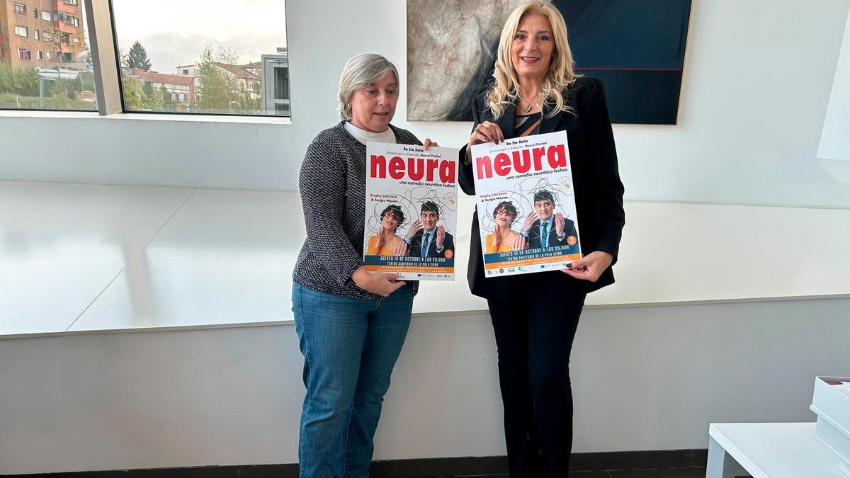 Por la izquierda, Isabel González y Aurora Cienfuegos.