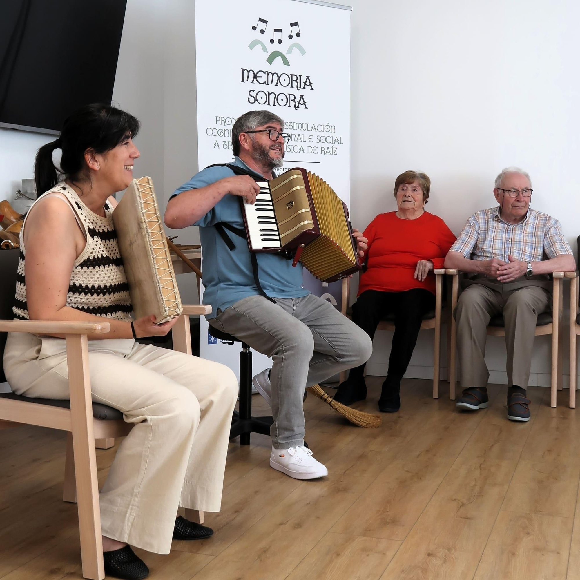"Memoria sonora", un proxecto terapéutico coa música de raíz