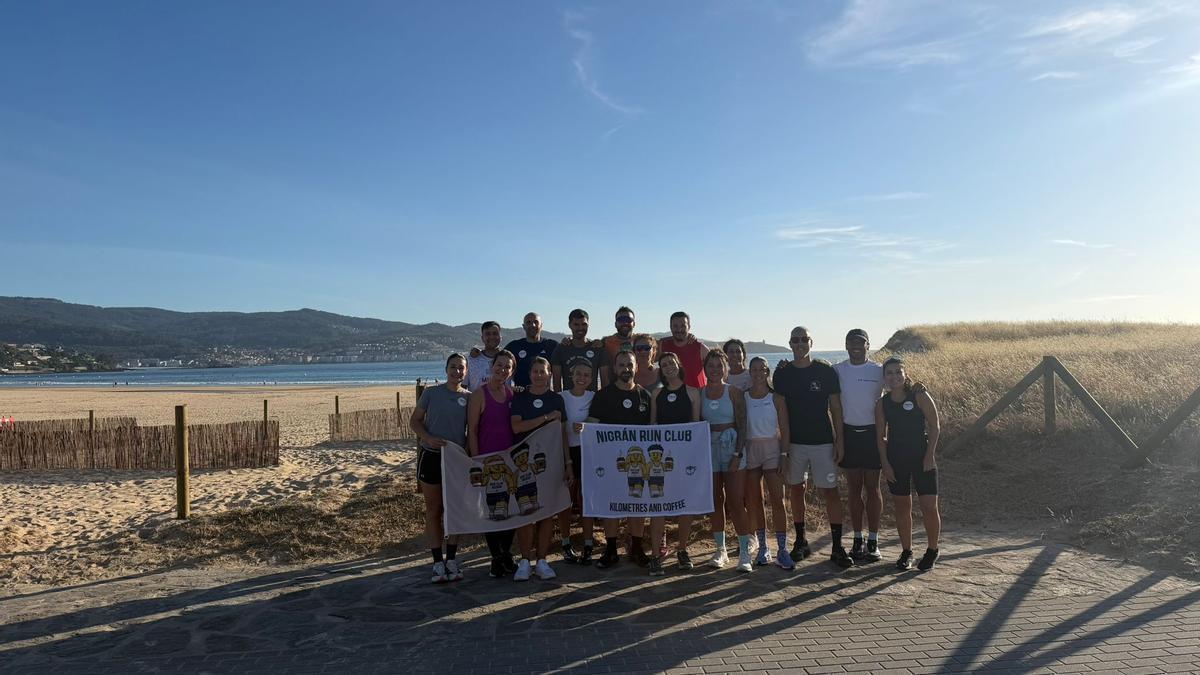Uno de los encuentros del Nigrán Run Club.