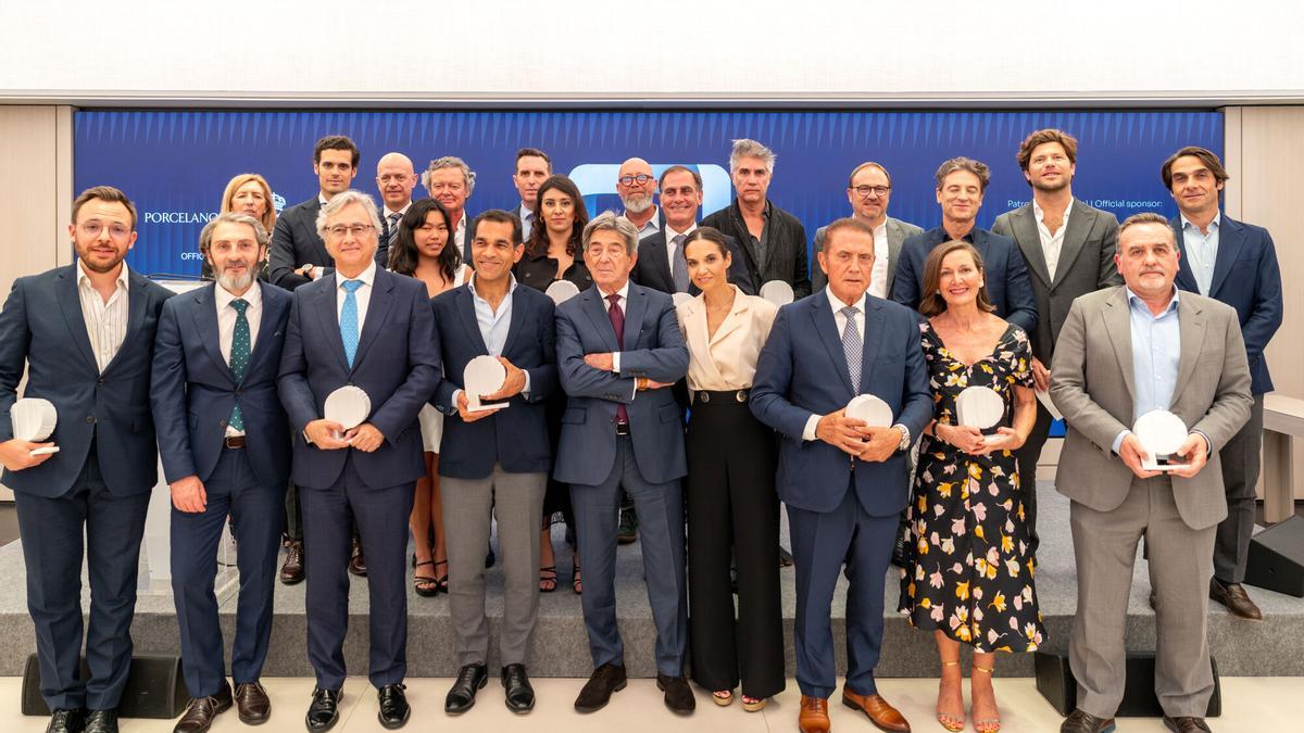Galardonados y personalidades en la pasada entrega de los Premios Porcelanosa.