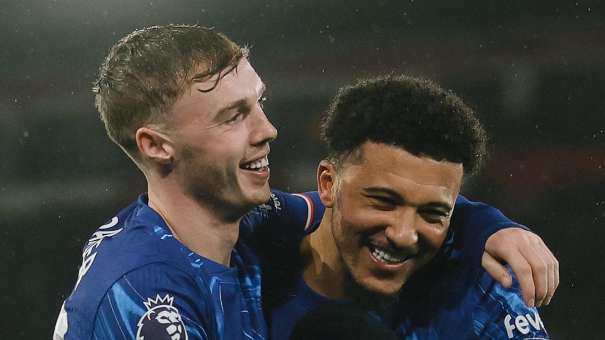 Palmer y Sancho celebran el triunfo ante el Southampton