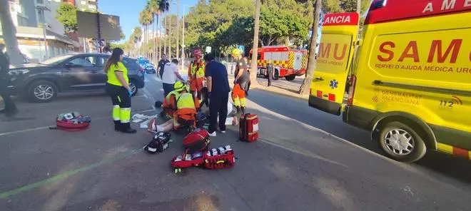 Una mujer de 56 años resulta herida tras ser atropellada en Cullera