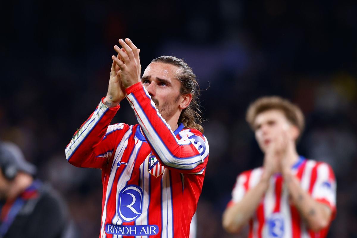 El delantero del Atlético Antoine Griezmann.