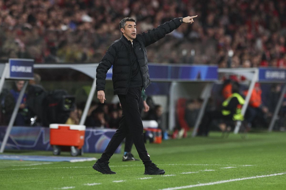 Lisbon (Portugal), 21/01/2025.- Benfica`s head coach Bruno Lage during their UEFA Champions League soccer match against Barcelona held at Luz Stadium in Lisbon, Portugal, 21 January 2025. (Liga de Campeones, Lisboa) EFE/EPA/MIGUEL A. LOPES