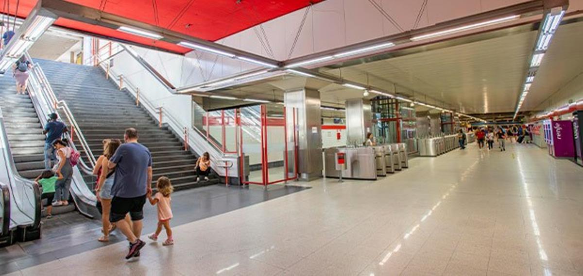 Imagen de una de las estaciones de Cercanías deFuenlabrada.