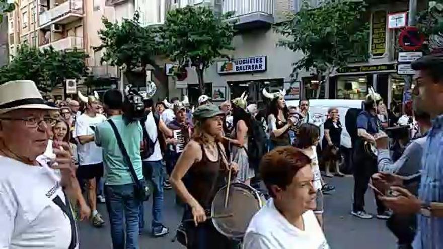 Manifestación por mejoras en el ferrocarril