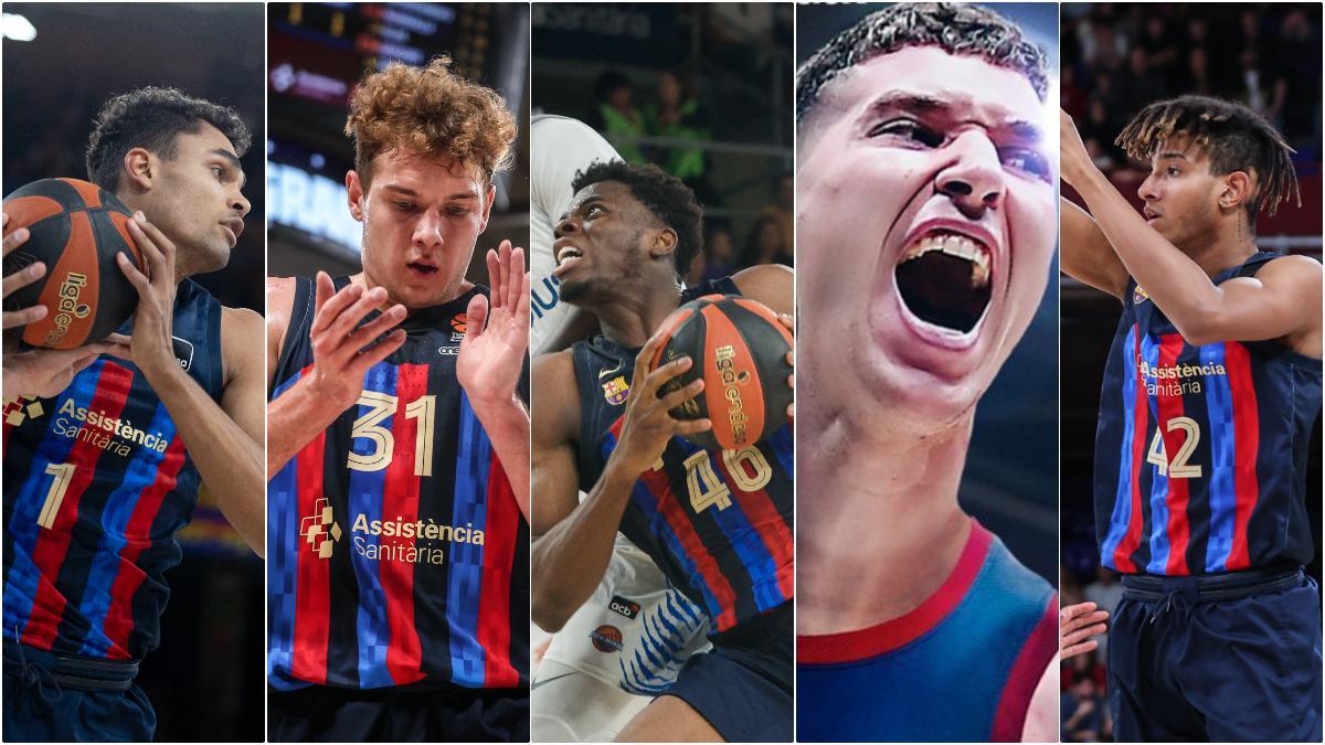 Collage Barça basket