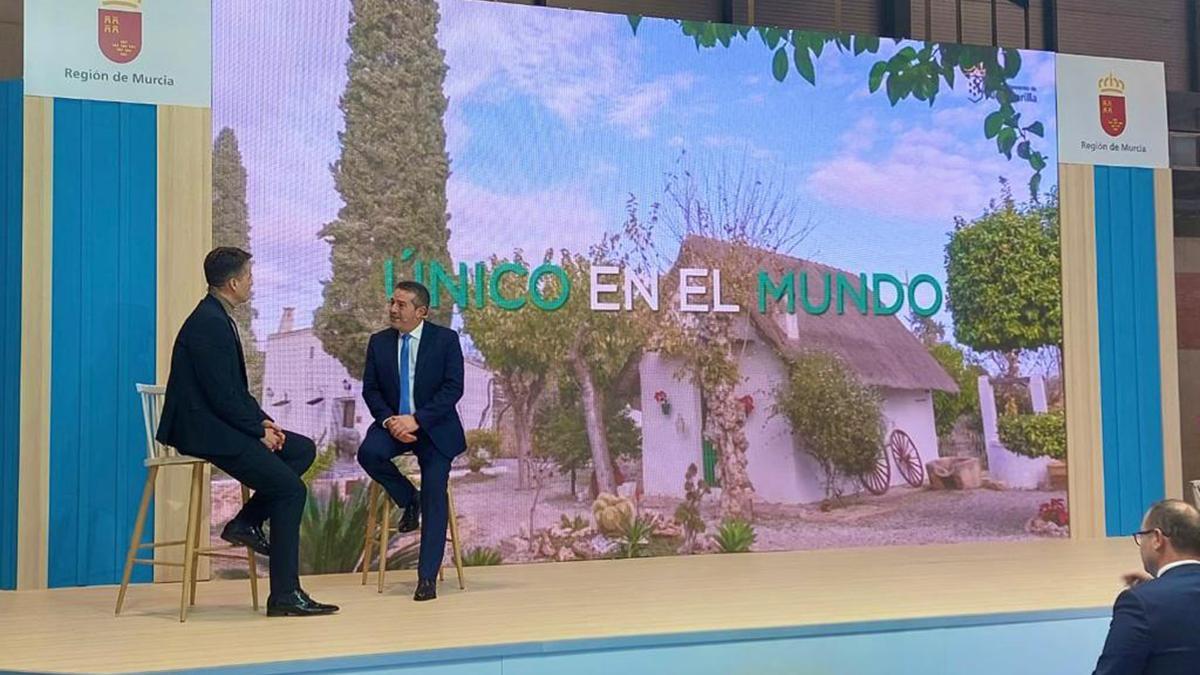 Un momento de la presentación de Alcantarilla en Fitur