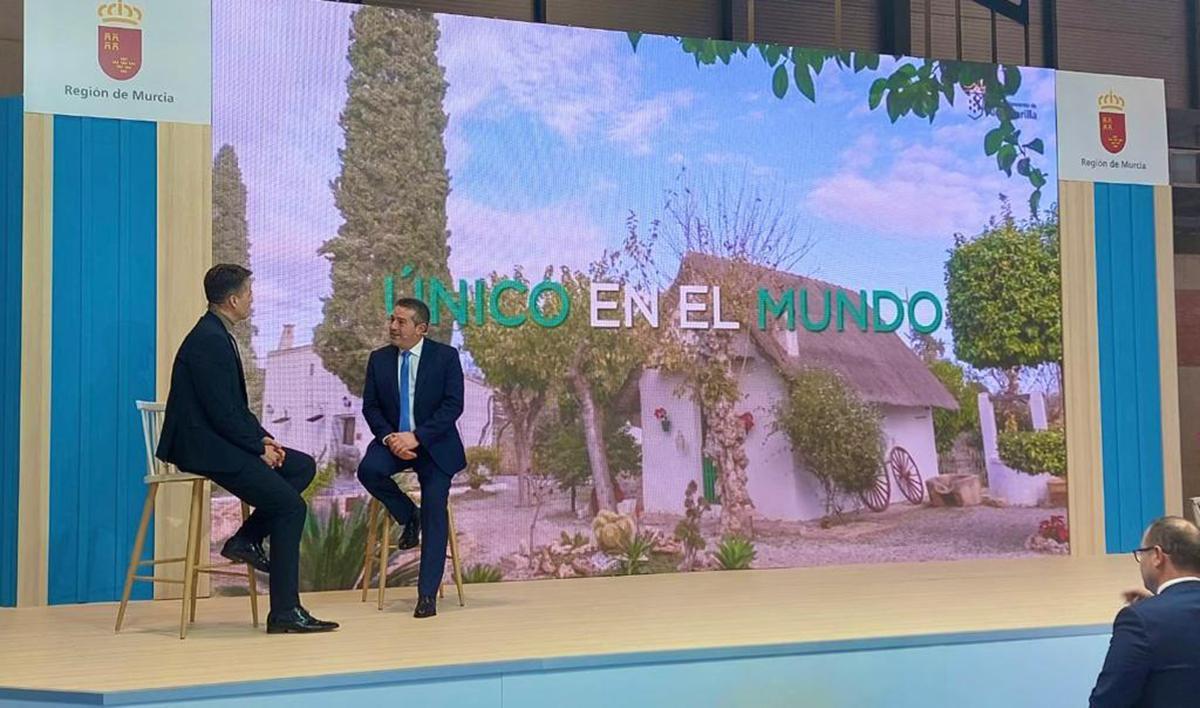 Un momento de la presentación de Alcantarilla en Fitur