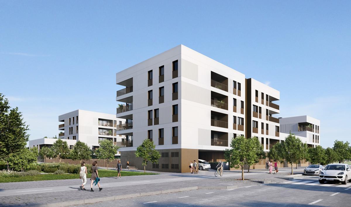 Recreación de la nueva promoción de Metrovacesa en Nou Llevant